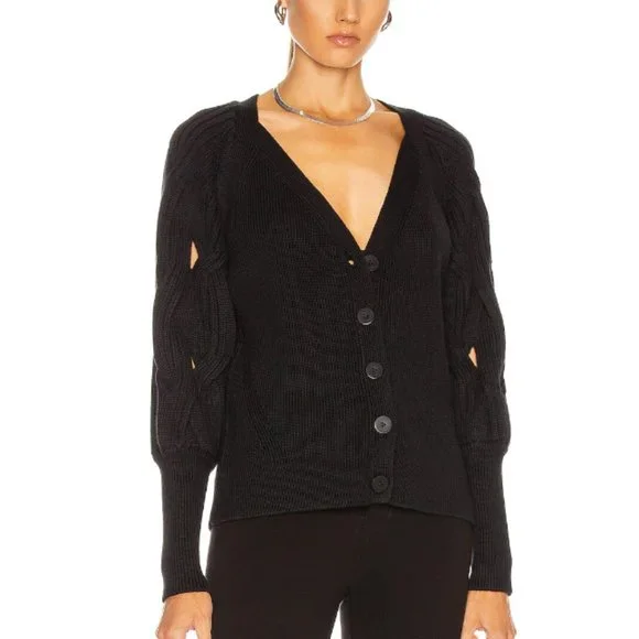 JONATHAN SIMKHAI Plunge Neckline Sweater | Size: M - Picture 1 of 6